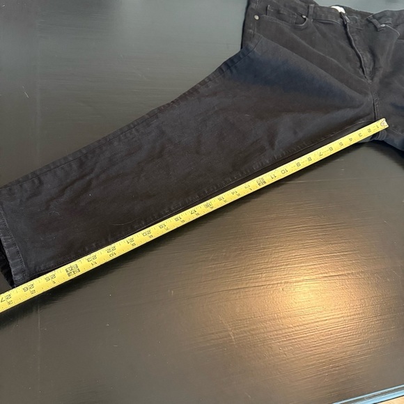 Loft curvy skinny Black Denim Pants size 32/14 women’s - Picture 5 of 7